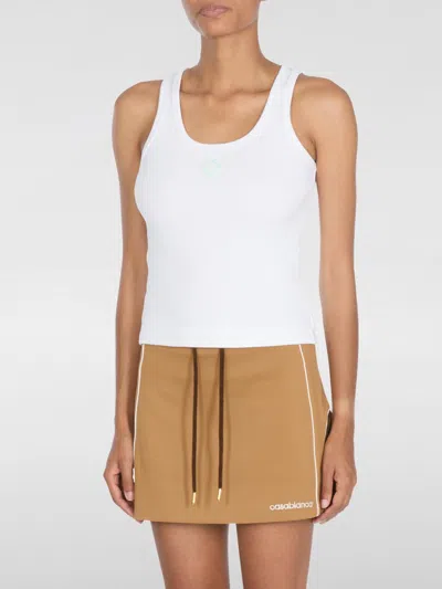Casablanca Top  Woman Color White