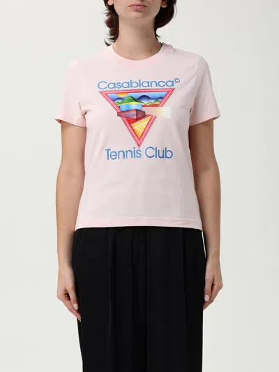 Casablanca T-shirt  Woman Color White In Neutral