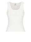 Casablanca Ribbed Logo-plaque Tank Top