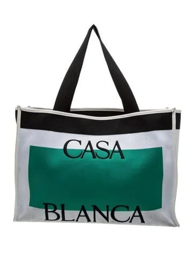 Pre-owned Casablanca Tote In White