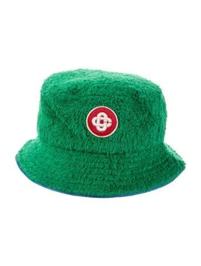 Pre-owned Casablanca Towelling Bucket Hat W/tags In Green