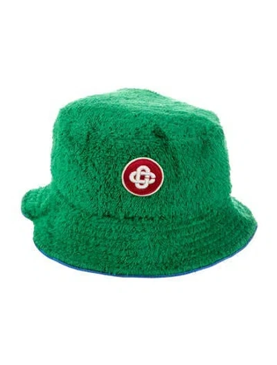 Pre-owned Casablanca Towelling Bucket Hat W/tags In Green