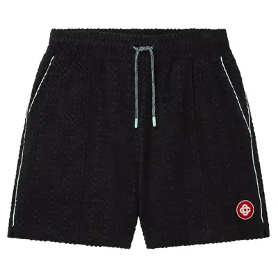 Pre-owned Casablanca Towelling Shorts 'black' | Men's Size S