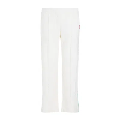 Casablanca Towelling Track White Organic Cotton Pants