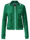Casablanca Cotton Blend Sweatshirt Side Pockets