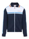 Casablanca Textured Colorblock Track Jacket In Blue