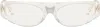 Casablanca Transparent Crystal Sport Sunglasses
