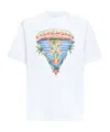 Casablanca Men White Innocence Triangle T-shirt In White