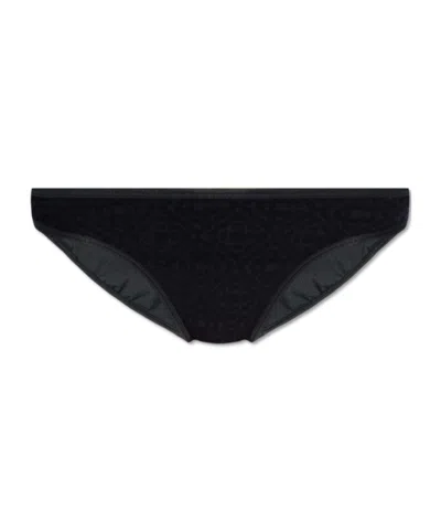 Casablanca Triangle Bikini Bottoms In Black