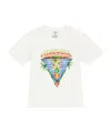 Casablanca Triangular Label T-shirt In White