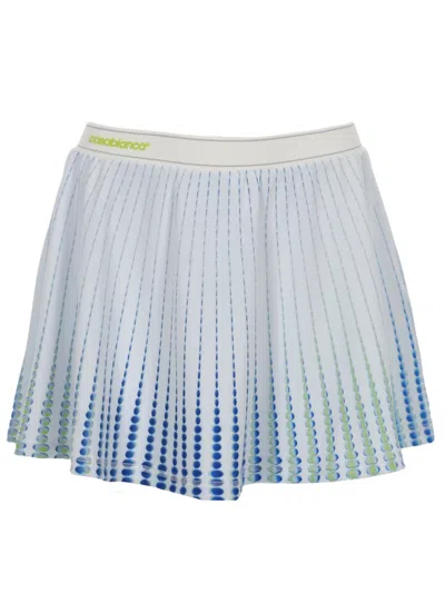 Casablanca Tricot Mini Skirt In White