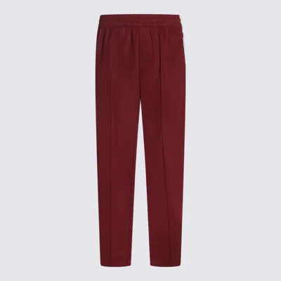 Casablanca Logo-embroidered Sweatpants In Red