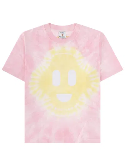 Casablanca Tshirt Smile In Pink