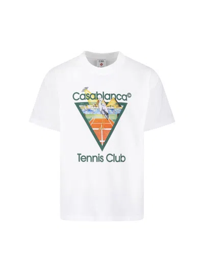 CASABLANCA T-SHIRT "TENNIS CLUB"