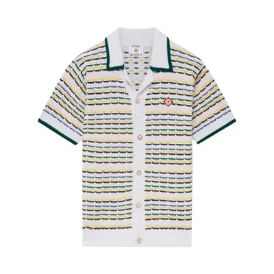 Pre-owned Casablanca Tuck Stitch Shirt 'multicolor' | Multi-color | Men's Size L