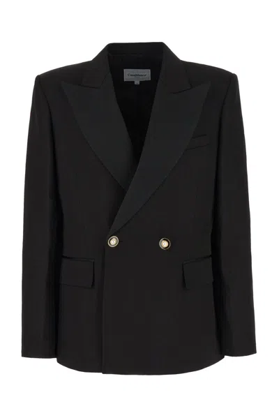 Casablanca Tuxedo Jacket In Black
