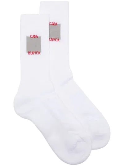 Casablanca Unisex Printed Basketball Socks