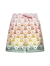 Casablanca Multicolor Gradient Heart Monogram Shorts In Heartmonog