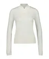 Casablanca V-neck Long-sleeve T-shirt In White