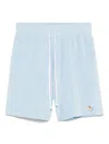 Casablanca Velour Stripe Shorts