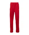 Casablanca Velour Taped Track Pants In Red