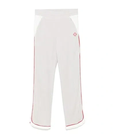 Casablanca Velour Track Trousers In Grey