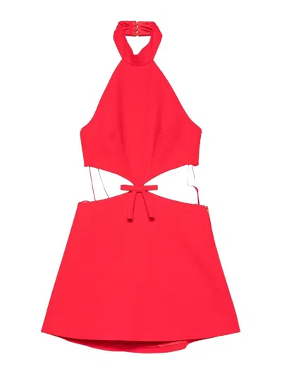 CASABLANCA VESTIDO MIDI - ROJO