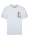 Casablanca Vibrant La Days Print T-shirt By  In Blue