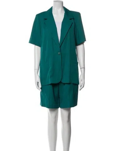 Pre-owned Casablanca Vintage 1990's Short Set In Green