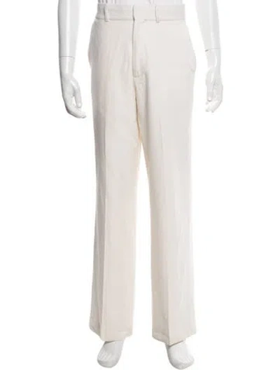 Pre-owned Casablanca Virgin Wool Pants In Neutral