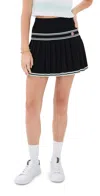 Casablanca Women Pleated Viscose Miniskirt In Black