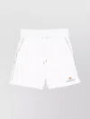 Casablanca Waistband Shorts With Pockets And Textured Fabric In White