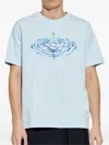Casablanca Water Monogram T-shirt In Blue