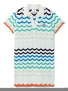Casablanca Wave Dress In White