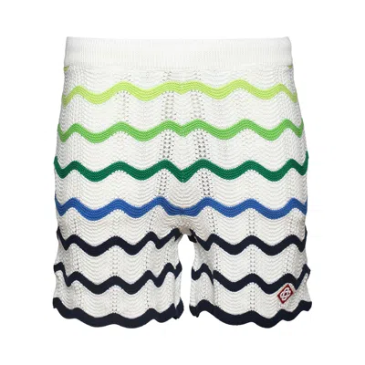 Pre-owned Casablanca Wave Knit Short 'multicolor' | Multi-color | Men's Size Xl