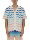 Casablanca Wave Shirt In Multicolor