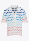Casablanca Wave Shirt In Multicolor