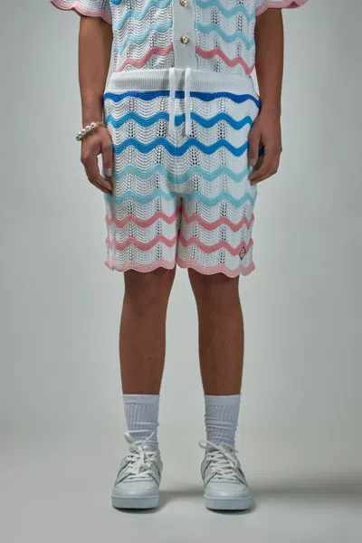 Casablanca Wave Shorts In Mixed