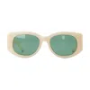 Casablanca Wave Sunglasses In Neutral