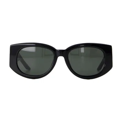Casablanca Wave Sunglasses In Black