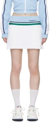 CASABLANCA WHITE CONTRAST PANEL SKORT