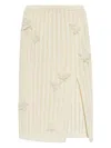Casablanca White Skirt With Patches