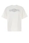 Casablanca Oversize Crew Neck T-shirt With Graphic Print In White