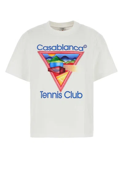 Casablanca Regular Fit T-shirt In White