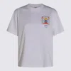 Casablanca Casa Way Mountain Black T Shirt In White
