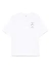 Casablanca Montaigne Sportif Crewneck Graphic Print T-shirt In White