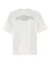 Casablanca Oversize Crew Neck T-shirt With Graphic Print In White