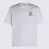 Casablanca Oversized Printed Organic Cotton-jersey T-shirt In White