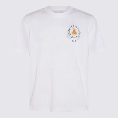 Casablanca White Cotton T-shirt