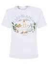 Casablanca Appartement Dans Les Airs T-shirt In White